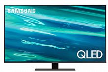 Телевизор QLED Samsung QE50Q80AAU 50" (2021), черный