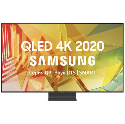 65" Телевизор Samsung QE65Q90TAU 2020 QLED, HDR, черный титан