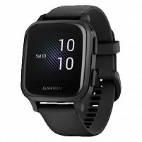 Умные часы Garmin Venu Sq Music Edition NFC, черный/серый