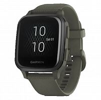 Умные часы Garmin Venu Sq Music Edition NFC, темно-зеленый/серый