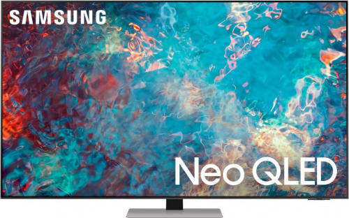 55" Телевизор Samsung QE55QN85AAU 2021 Neo QLED, HDR, QLED, LED RU, матовое серебро фото 2
