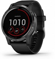 Умные часы Garmin Vivoactive 4 41 мм GPS, серый/черный