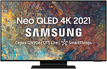 55" Телевизор Samsung QE55QN90AAU Neo QLED, QLED, HDR (2021), черный титан