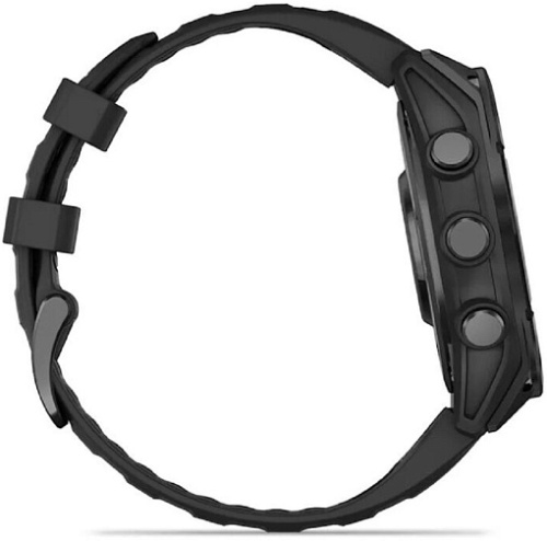 Умные часы Garmin FENIX 8 47mm Amoled Slate Gray with Black Silicone Band (010-02904-09) фото 3