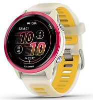 Умные часы Garmin Forerunner 570 42mm Raspberry Aluminum with Translucent Bone/Mango Band (010-02970-02)