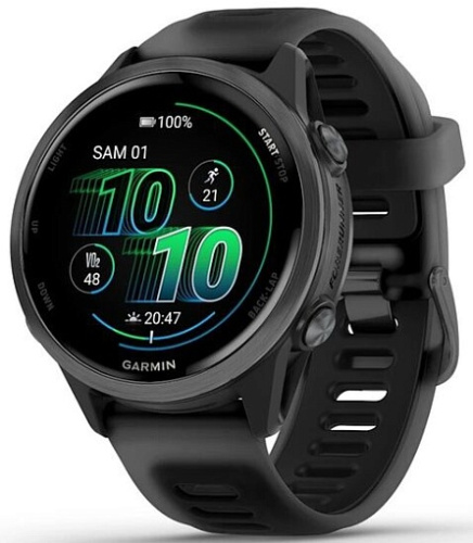 Умные часы Garmin Forerunner 570 42mm Slate Grey Aluminium with Translucent Black/Black Band (010-02970-00)