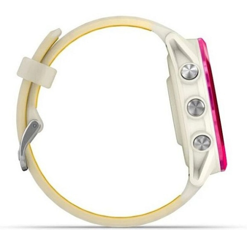 Умные часы Garmin Forerunner 570 42mm Raspberry Aluminum with Translucent Bone/Mango Band (010-02970-02) фото 5