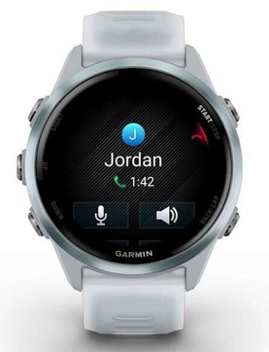 Умные часы Garmin Forerunner 570 42mm Cloud Blue Aluminum with Translucent Whitestone/Cloud Blue Band (010-02970-01) фото 6