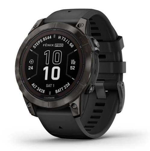  Часы Garmin Fenix 7 Pro – Sapphire Solar Black Band 010-02777-11