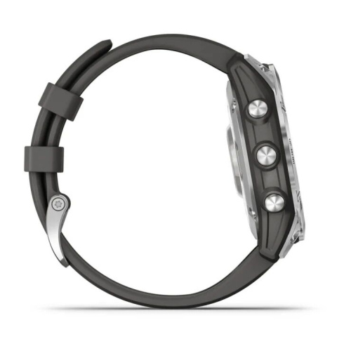 Смарт часы Garmin Fenix 7 Silver with Graphite Band 010-02540-01 фото 6