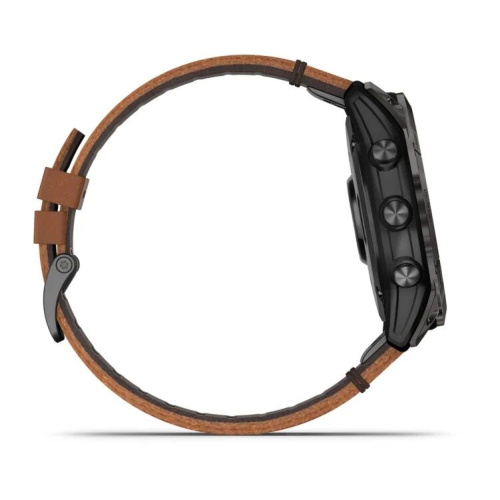 Часы Garmin Epix Pro (Gen 2) – Sapphire 51 Grey Chestnut Leather Band 010-02804-30 фото 3