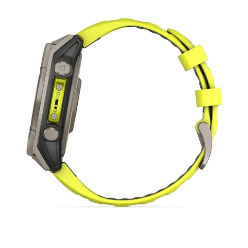  Часы Garmin Fenix 8 47mm Solar Sapphire Titanium Yellow 010-02906-21 фото 7
