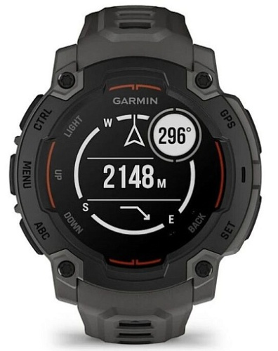 Умные часы Garmin INSTINCT E 45mm Black with Charcoal Band (010-02933-00) фото 6