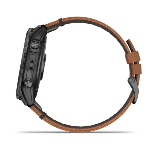 Часы Garmin Epix Pro (Gen 2) – Sapphire 51 Grey Chestnut Leather Band 010-02804-30 фото 7