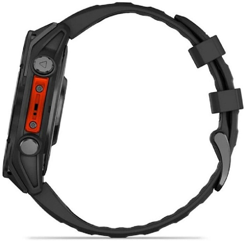 Умные часы Garmin FENIX 8 47mm Amoled Slate Gray with Black Silicone Band (010-02904-09) фото 4
