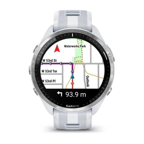 Часы Garmin Forerunner 965 White Band 010-02809-11 фото 5