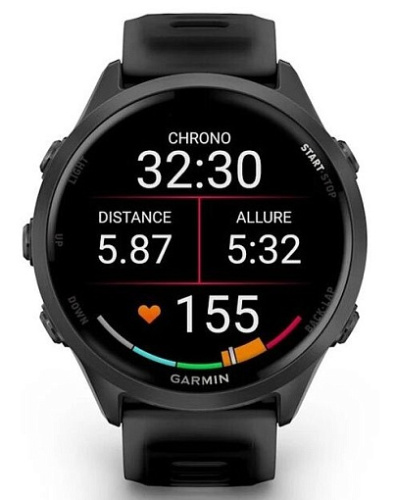 Умные часы Garmin Forerunner 570 47mm Slate Grey Aluminium with Translucent Black/Black Band (010-02971-00) фото 4