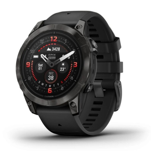 Часы Garmin Epix Pro (Gen 2) – Sapphire 47 Carbon Grey 010-02803-11