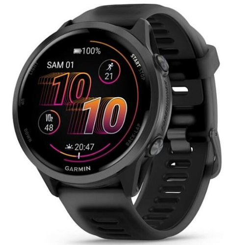 Умные часы Garmin Forerunner 570 47mm Slate Grey Aluminium with Translucent Black/Black Band (010-02971-00)