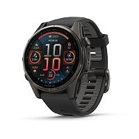 Часы Garmin  Fenix 8 43mm Amoled Sapphire Titanium Carbon Gray 010-02903-21