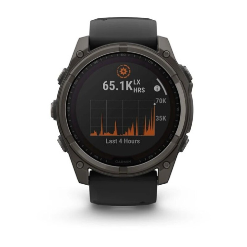 Часы Garmin  Fenix 8 51mm Solar Sapphire Titanium Carbon Gray 010-02907-11 фото 3