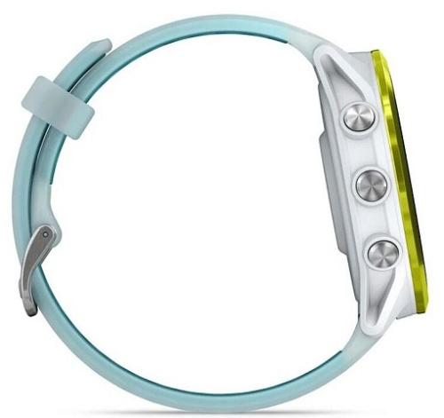 Умные часы Garmin Forerunner 570 47mm Amp Yellow Aluminum with Translucent Whitestone/Turquoise Band (010-02971-01) фото 4