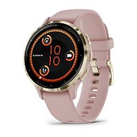 Часы Garmin Venu 3S Soft gold with dust rose case 010-02785-03 