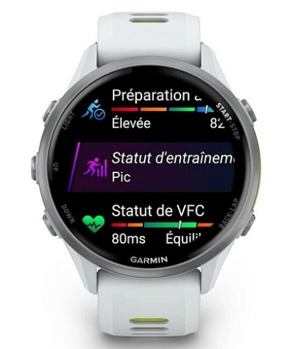 Умные часы Garmin Forerunner 970 Titanium Whitestone/Translucent Amp Yellow (010-02969-11) фото 4