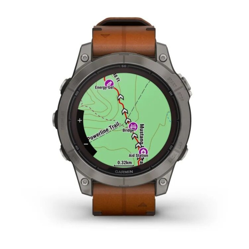 Часы Garmin  Fenix 7 Sapphire Solar Gray Titanium Band 010-02540-39 фото 6