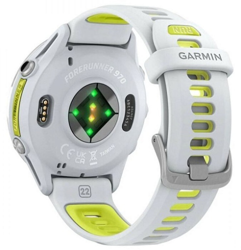 Умные часы Garmin Forerunner 970 Titanium Whitestone/Translucent Amp Yellow (010-02969-11) фото 3