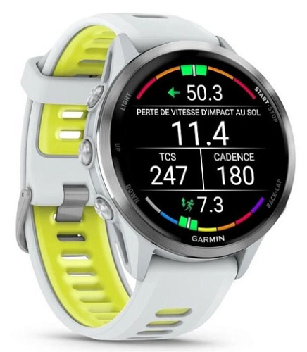 Умные часы Garmin Forerunner 970 Titanium Whitestone/Translucent Amp Yellow (010-02969-11) фото 7