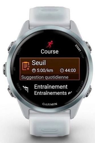 Умные часы Garmin Forerunner 570 42mm Cloud Blue Aluminum with Translucent Whitestone/Cloud Blue Band (010-02970-01) фото 8