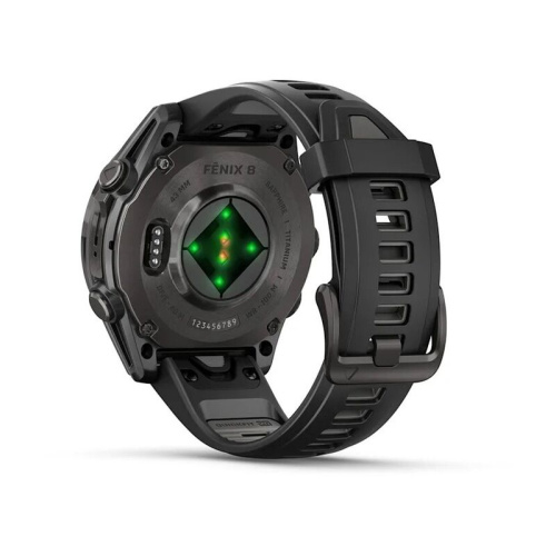 Часы Garmin  Fenix 8 43mm Amoled Sapphire Titanium Carbon Gray 010-02903-21 фото 4