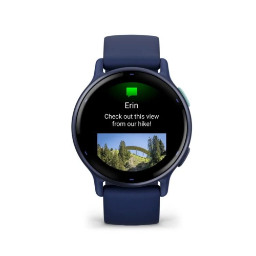 Часы Garmin Vivoactive 5 Metallic Navy 010-02862-12 фото 3