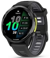 Умные часы Garmin Forerunner 970 Carbon Gray DLC Titanium with Black Case and Black/Translucent Whitestone Band (010-02969-10)