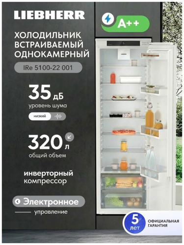 Встраиваемый двухкамерный холодильник Liebherr IRe 5100-22 001