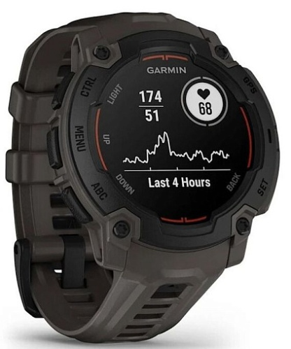 Умные часы Garmin INSTINCT E 45mm Black with Charcoal Band (010-02933-00) фото 7