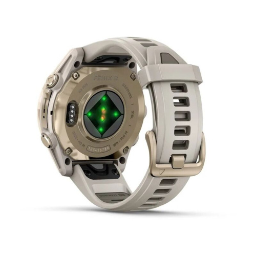 Часы Garmin  Fenix 8 43mm Amoled Sapphire Soft Gold 010-02903-11 фото 5