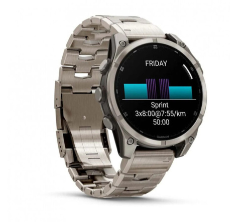  Часы Garmin Fenix 8 47mm Amoled Sapphire Titanium Band Graphite 010-02904-40 фото 6