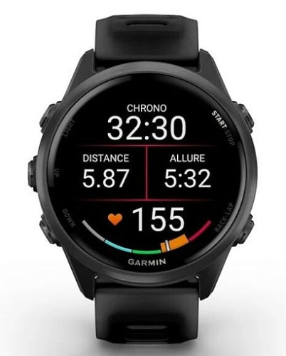 Умные часы Garmin Forerunner 570 42mm Slate Grey Aluminium with Translucent Black/Black Band (010-02970-00) фото 4