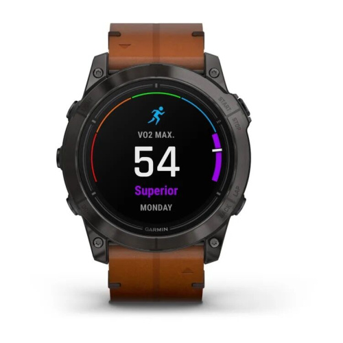 Часы Garmin Epix Pro (Gen 2) – Sapphire 51 Grey Chestnut Leather Band 010-02804-30 фото 2